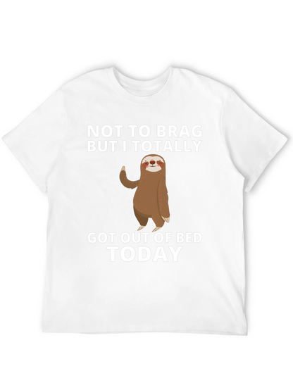 Funny Sloth Got Out of Bed T-Shirt