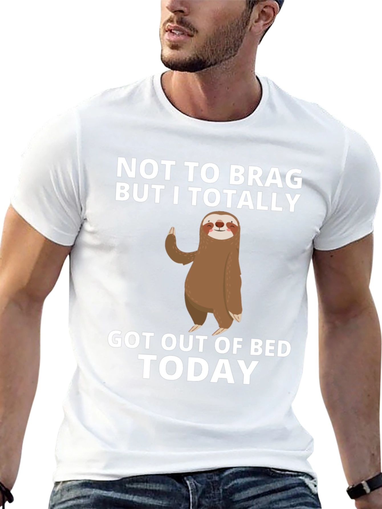 Funny Sloth Got Out of Bed T-Shirt