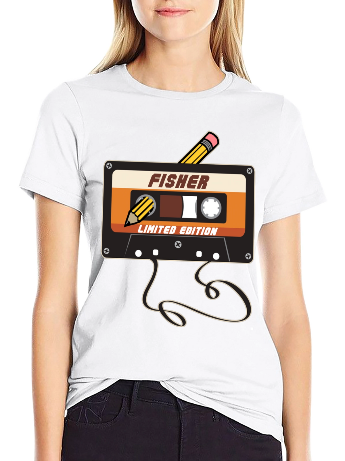 Fisher Limited Edition Cassette Tape Graphic Tee