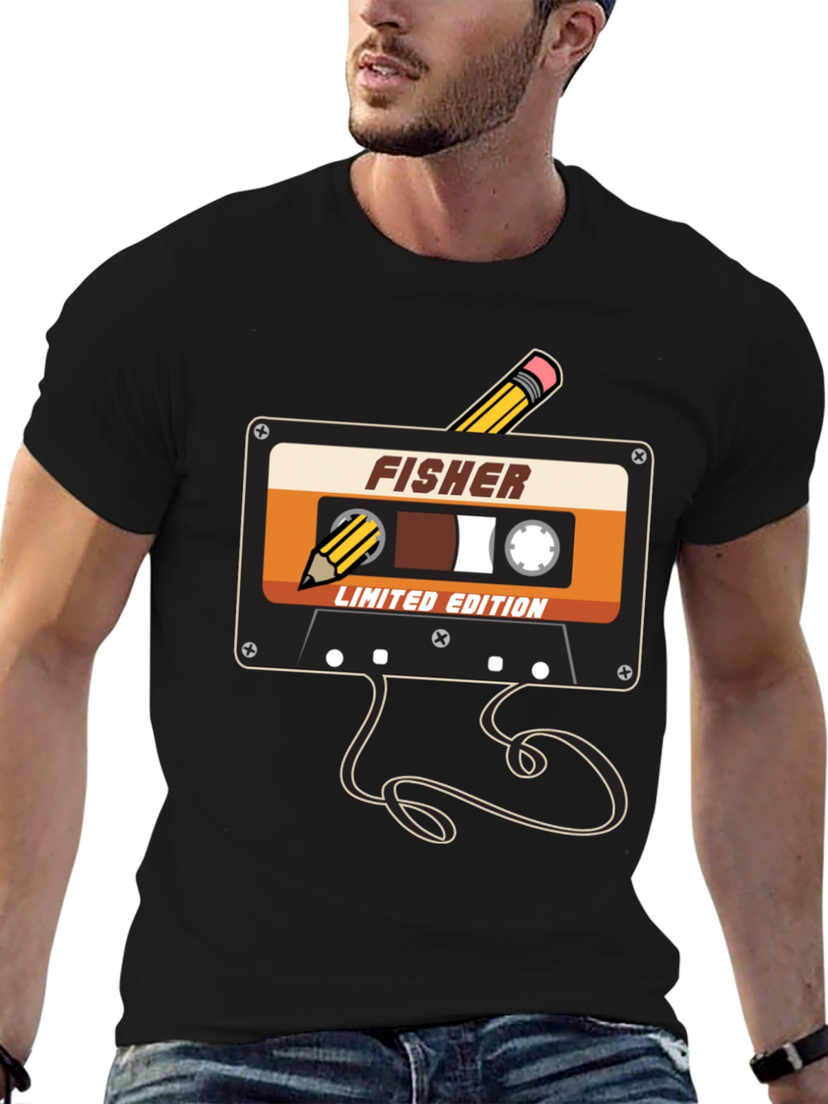 Fisher Limited Edition Cassette Tape Graphic Tee