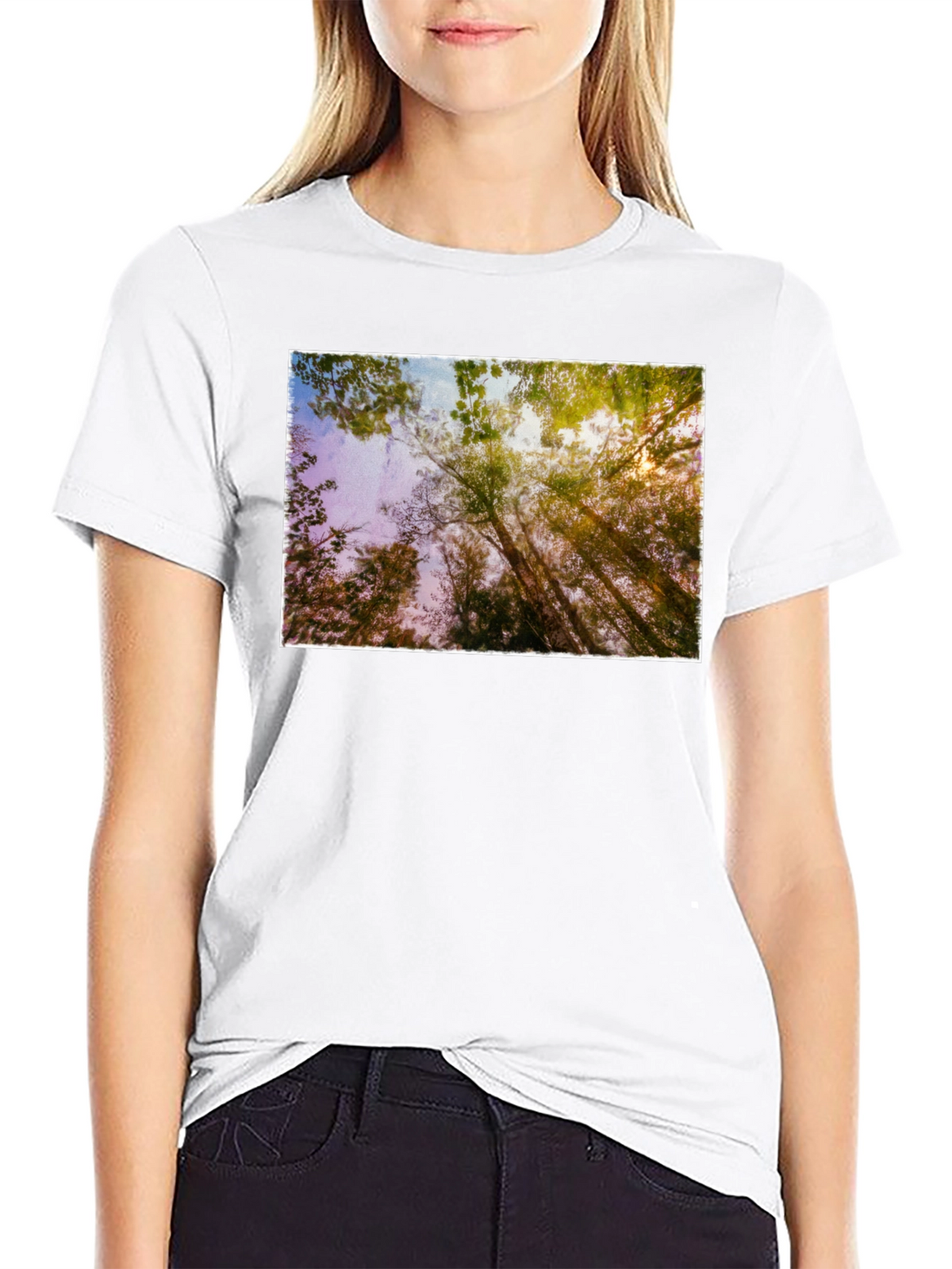 Natures Light Black T-Shirt