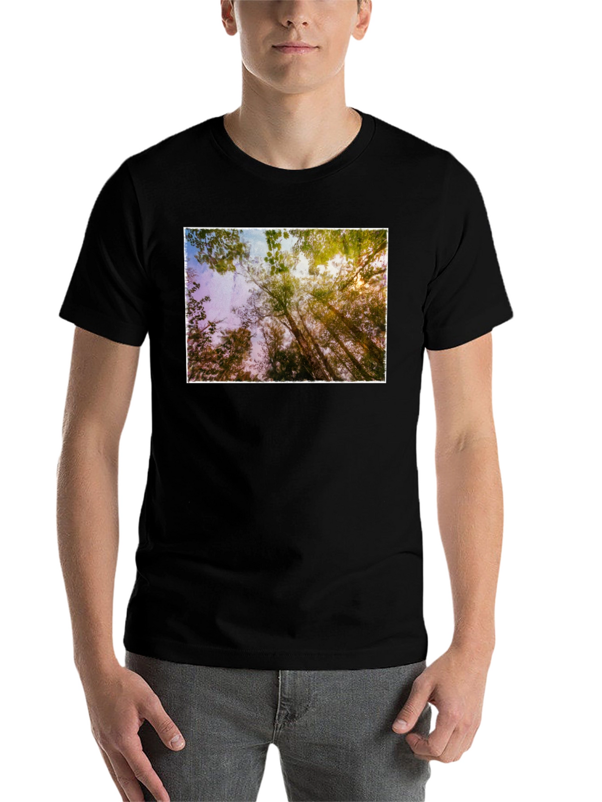 Natures Light Black T-Shirt