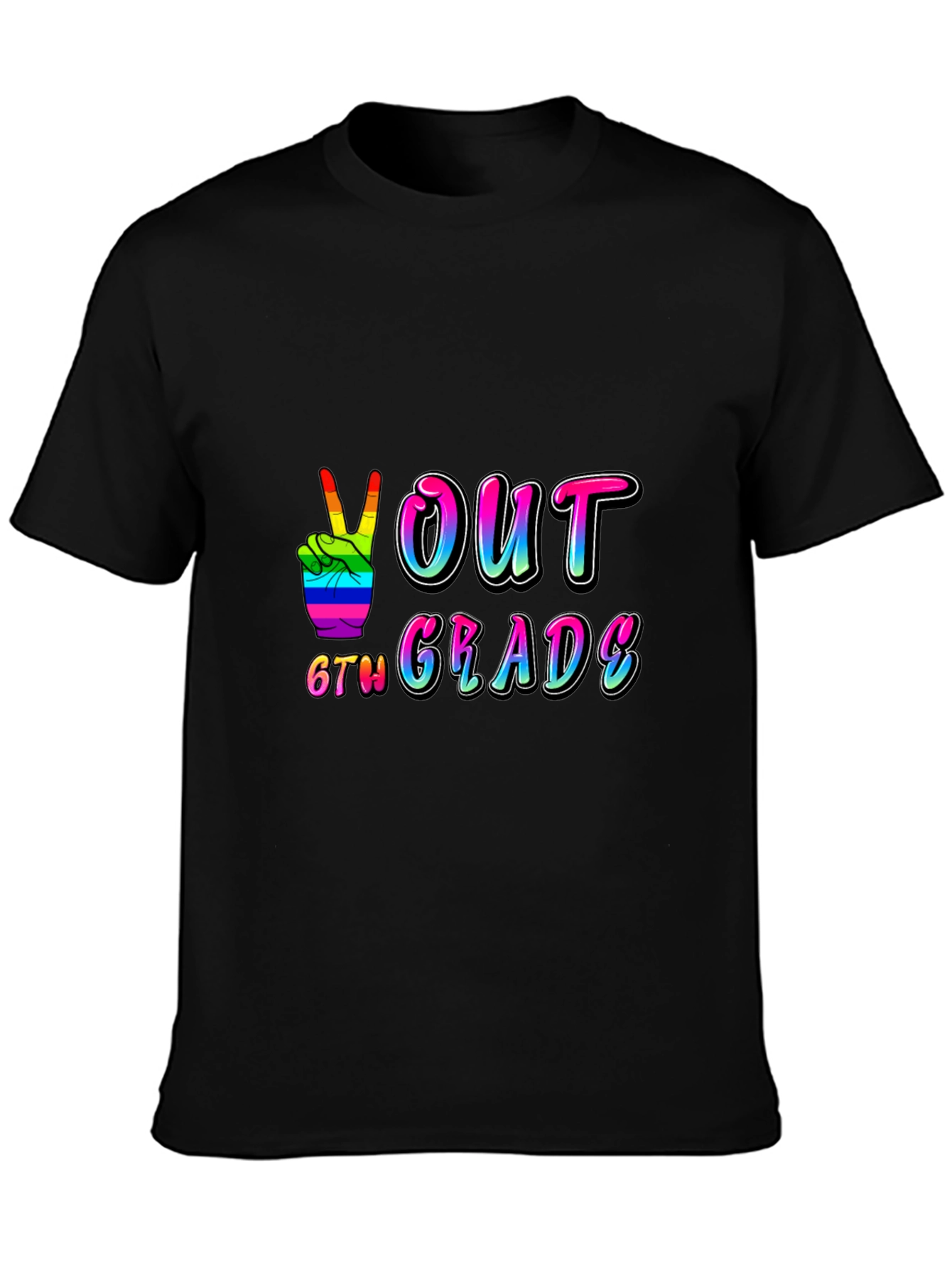 Peace Out 6th Grade Graduation T-Shirt