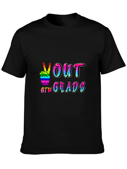 Peace Out 6th Grade Graduation T-Shirt