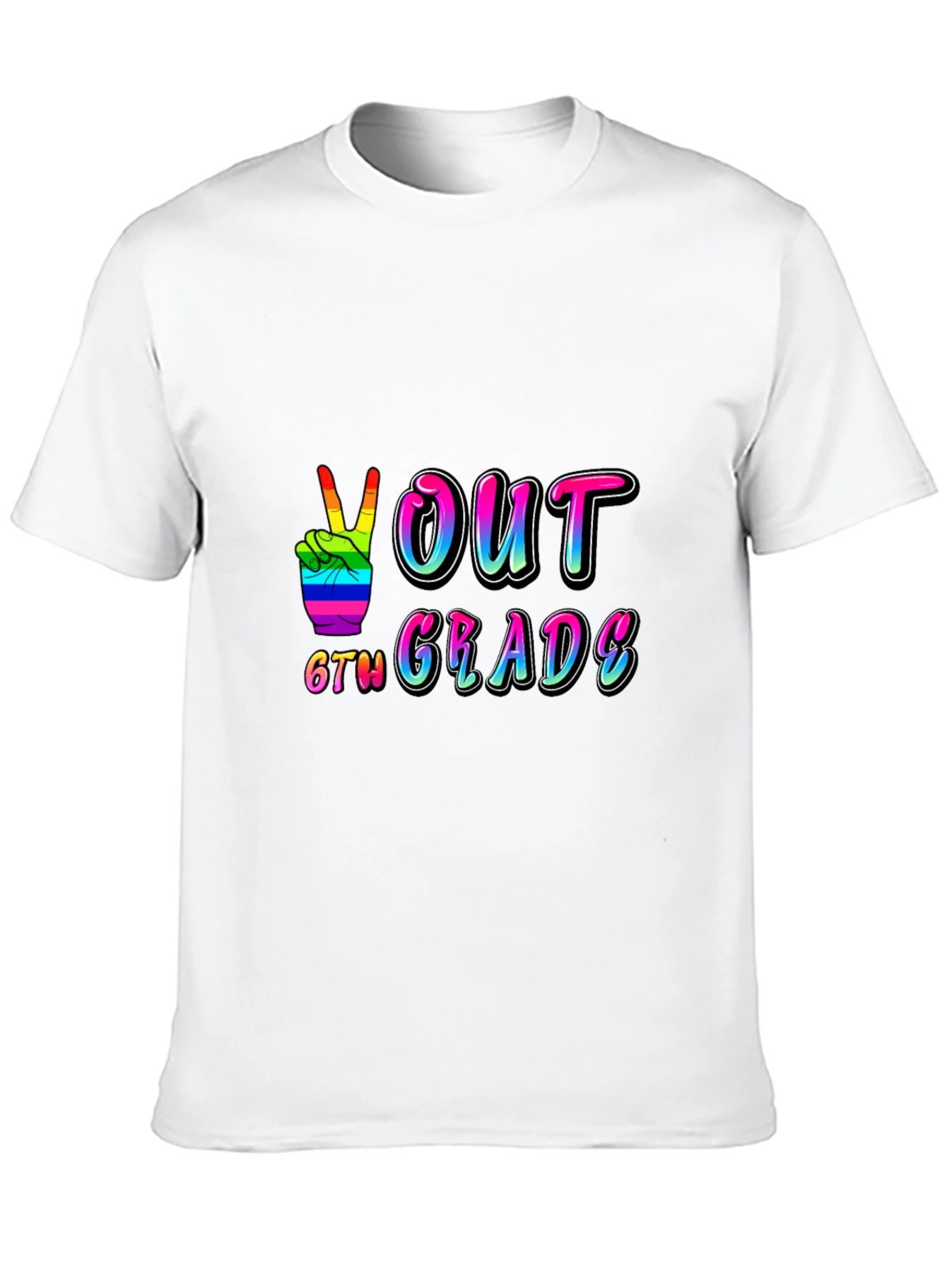 Peace Out 6th Grade Graduation T-Shirt