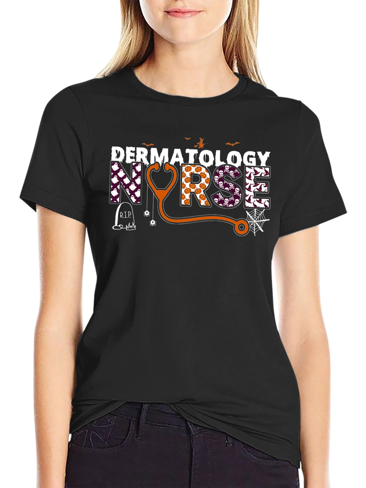 Dermatology Nurse Halloween T-Shirt