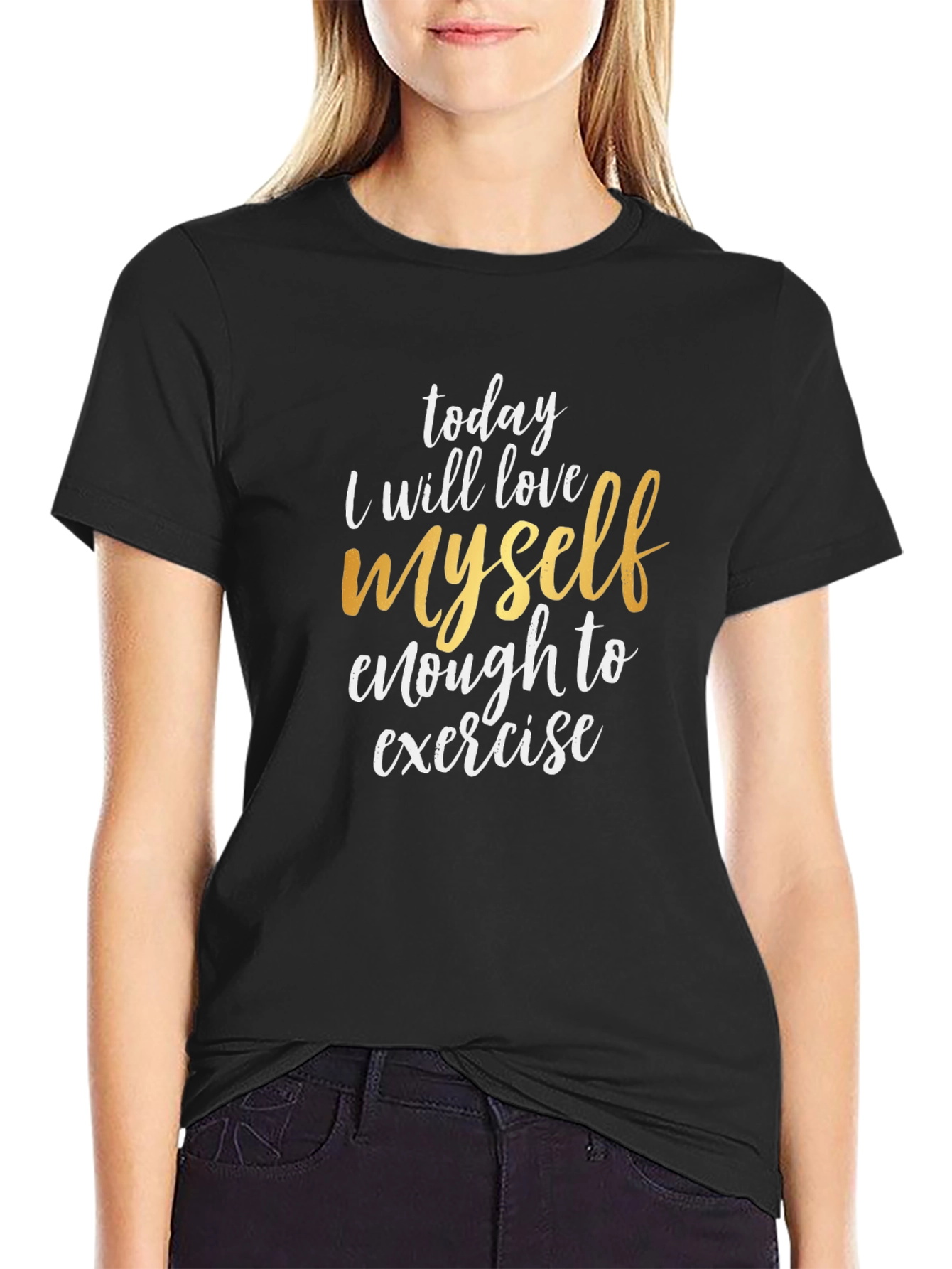 Love Yourself Exercise T-Shirt - Motivational Tee