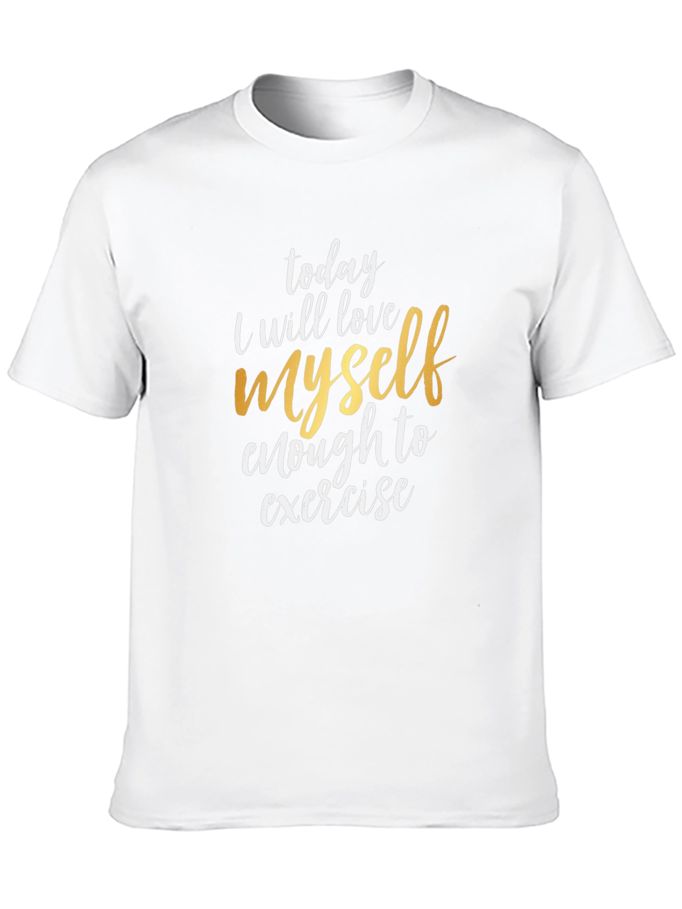 Love Yourself Exercise T-Shirt - Motivational Tee