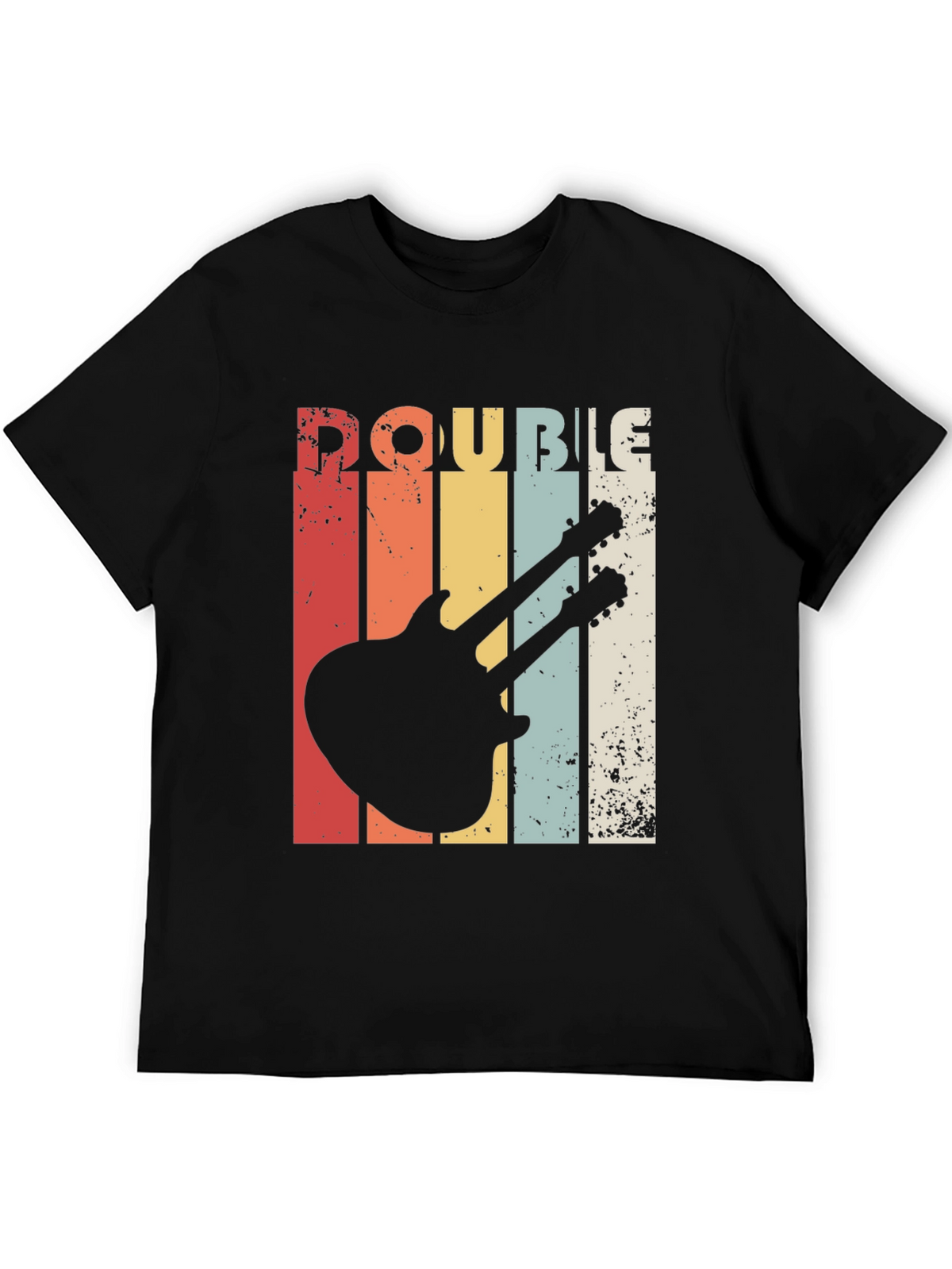 Retro Double Neck Guitar T-Shirt