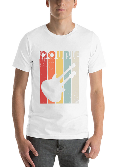 Retro Double Neck Guitar T-Shirt