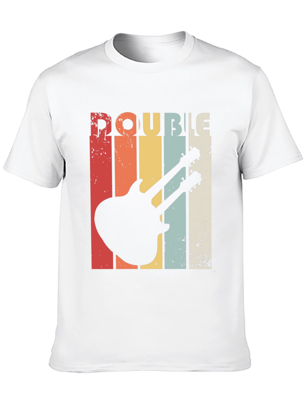 Retro Double Neck Guitar T-Shirt