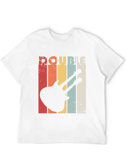 Retro Double Neck Guitar T-Shirt