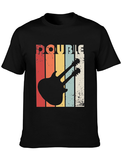 Retro Double Neck Guitar T-Shirt