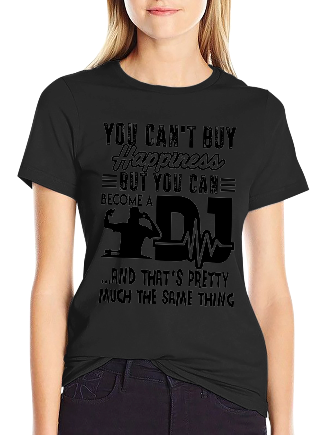 DJ Happiness T-Shirt - Music Lover Tee
