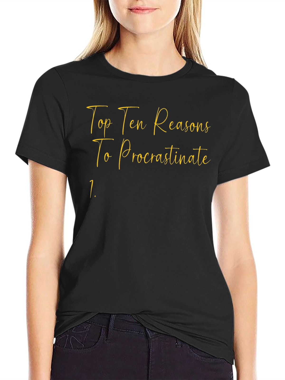 Procrastinate Tee: Top Ten Reasons T-Shirt