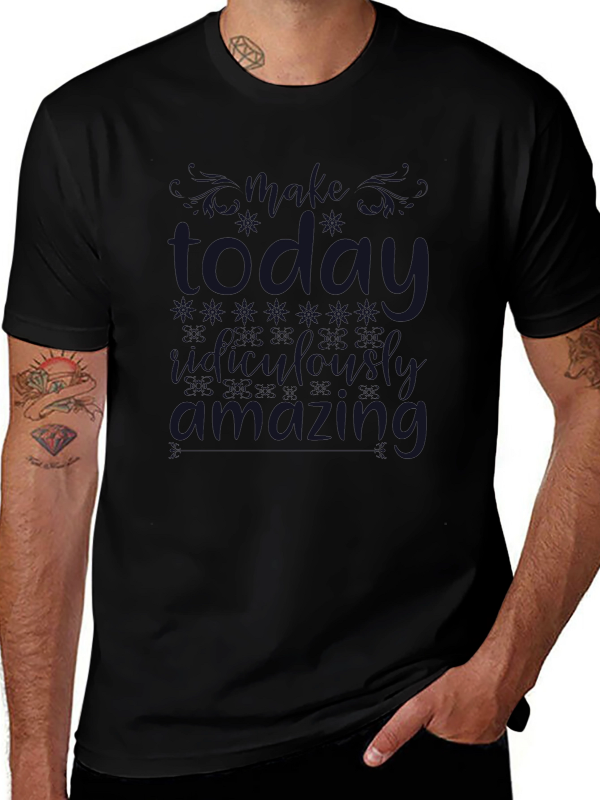 Today Only Amazingly Awesome Black Tee