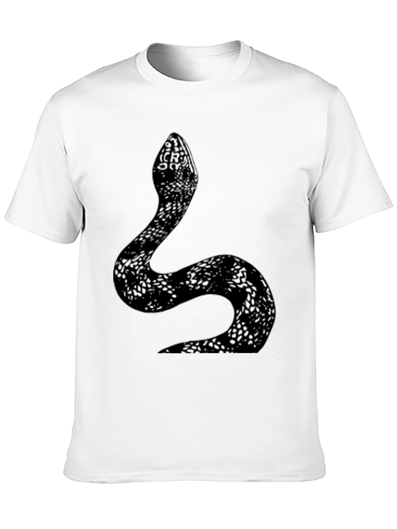 Snake Print T-Shirt - Stylish Graphic Tee