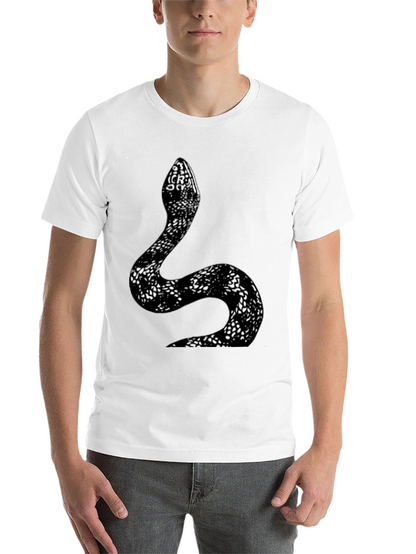 Snake Print T-Shirt - Stylish Graphic Tee