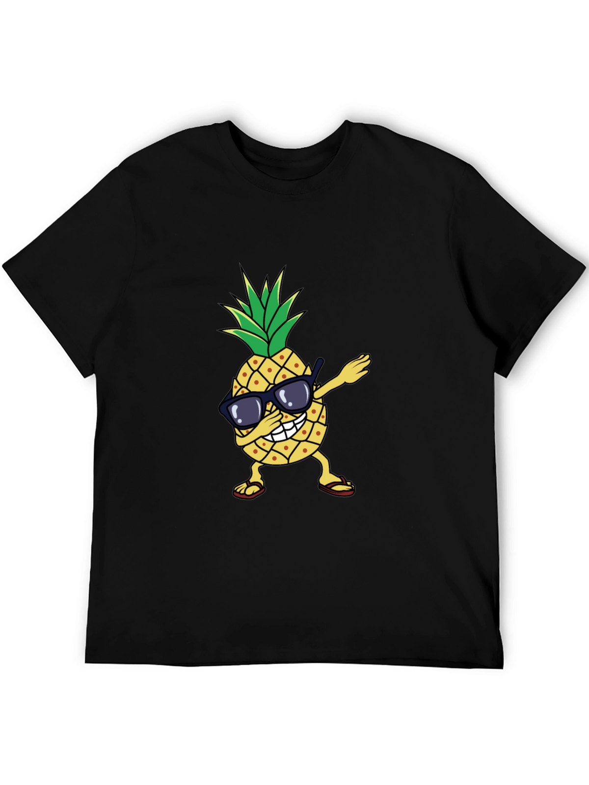 Dabbing Pineapple Graphic Tee - Trendy Summer Shirt