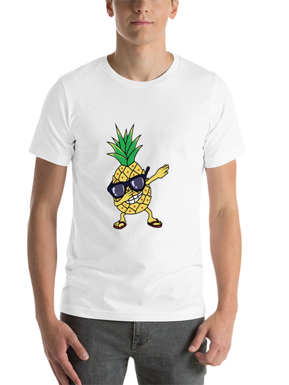 Dabbing Pineapple Graphic Tee - Trendy Summer Shirt