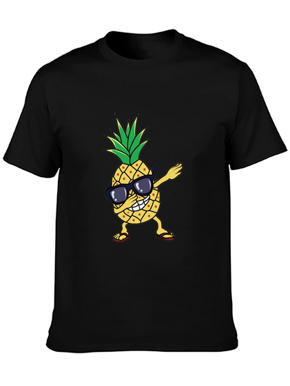 Dabbing Pineapple Graphic Tee - Trendy Summer Shirt
