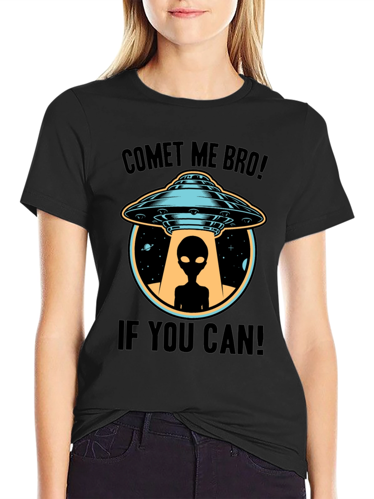 Comet Me Bro! Alien UFO T-Shirt