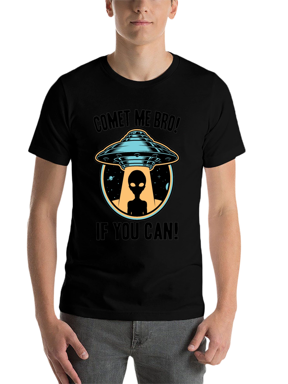 Comet Me Bro! Alien UFO T-Shirt