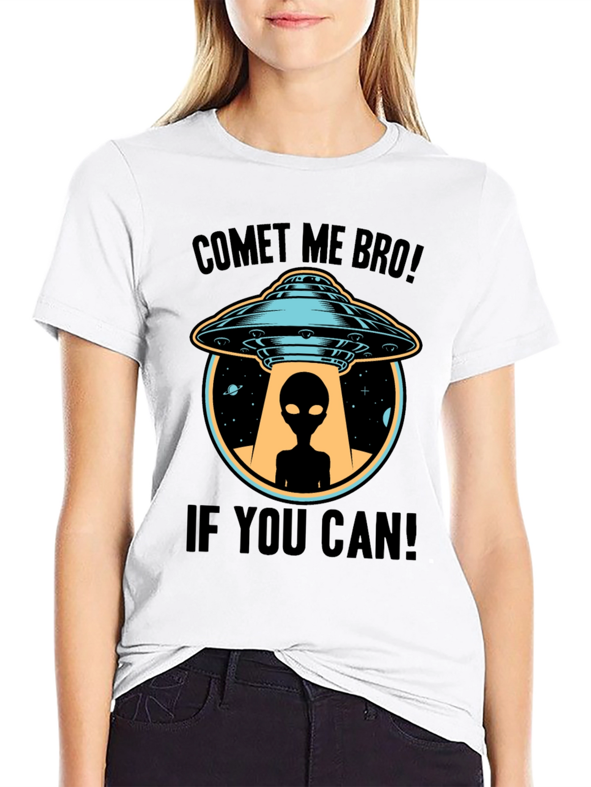 Comet Me Bro! Alien UFO T-Shirt