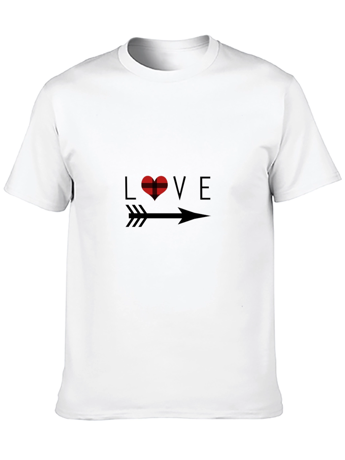 Love Arrow Graphic Black T-Shirt