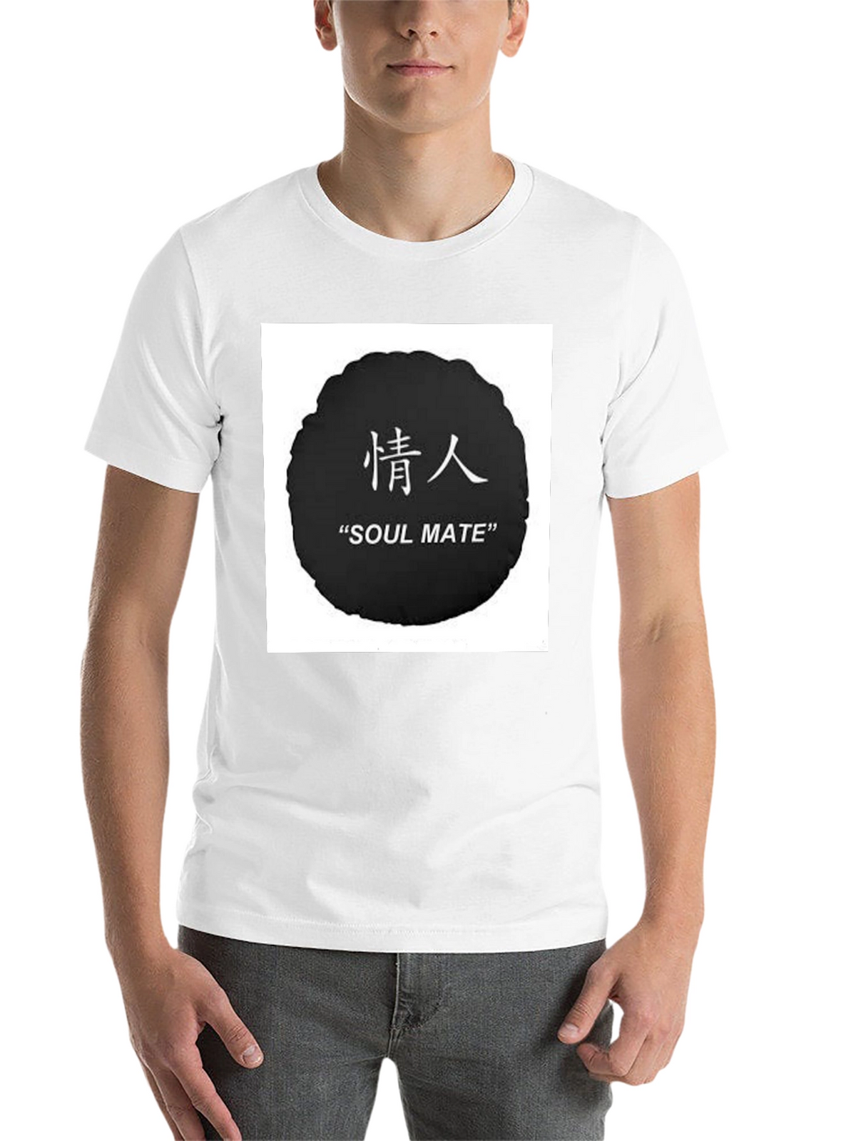 Soul Mate Graphic Black T-Shirt