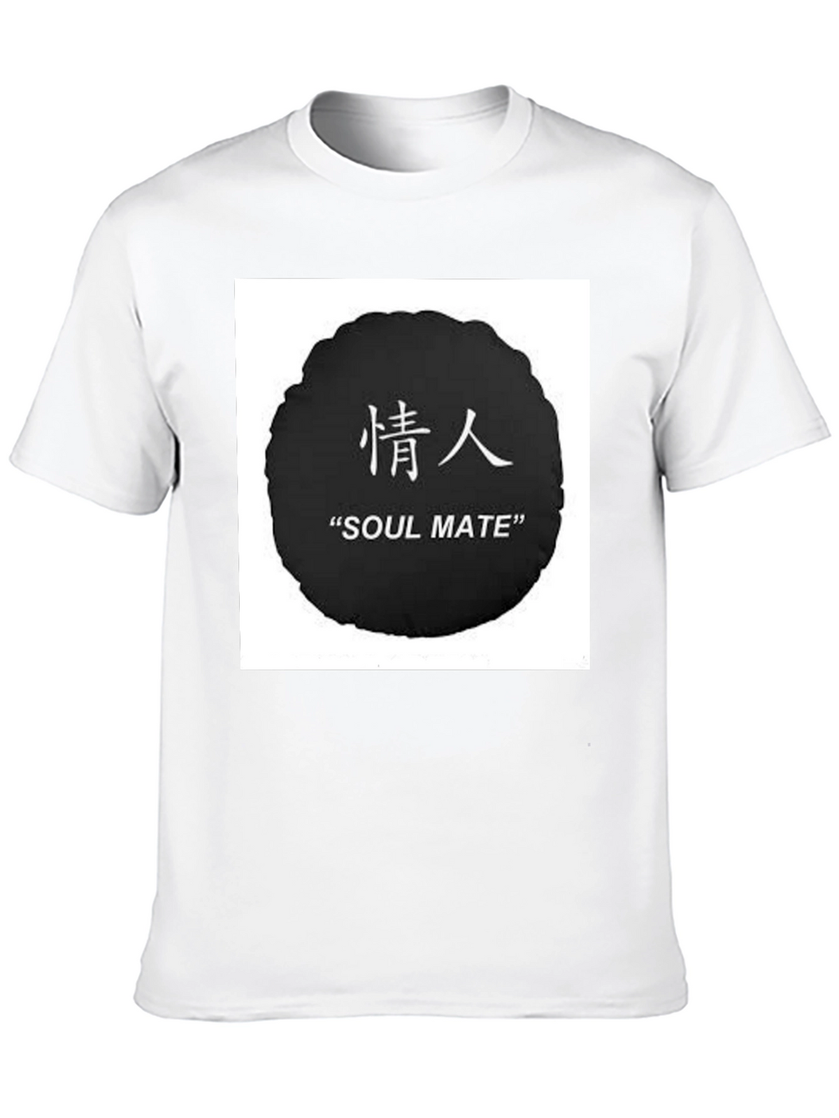 Soul Mate Graphic Black T-Shirt