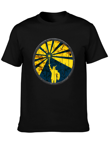 Viking Shield Graphic Tee - Black