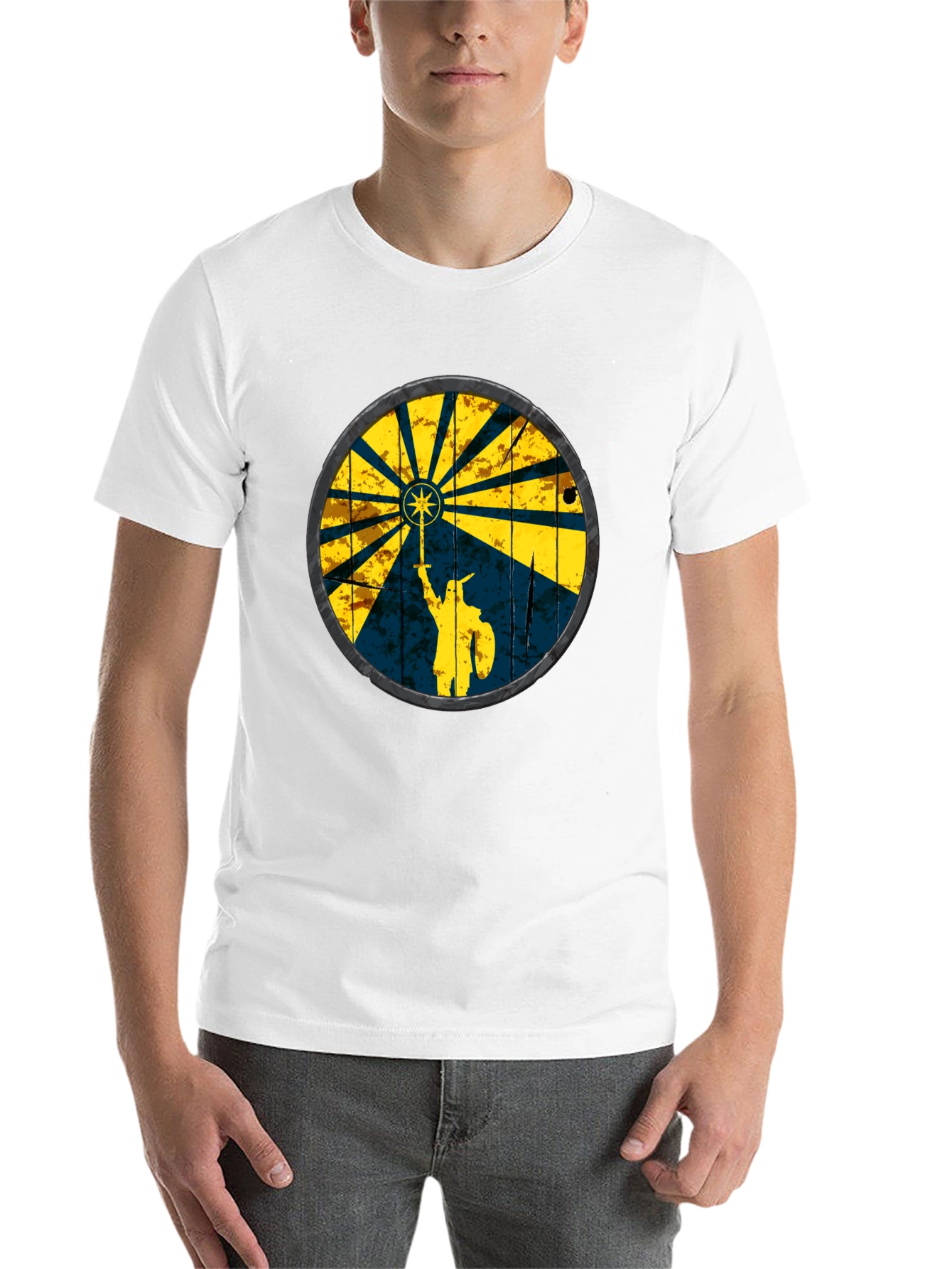 Viking Shield Graphic Tee - Black