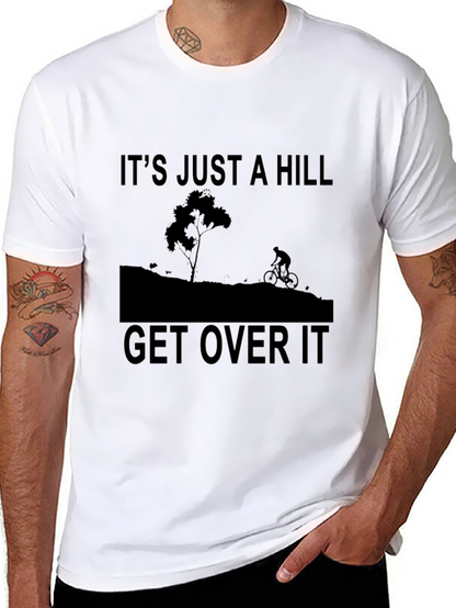 Its Just A Hill Graphic Tee - Black