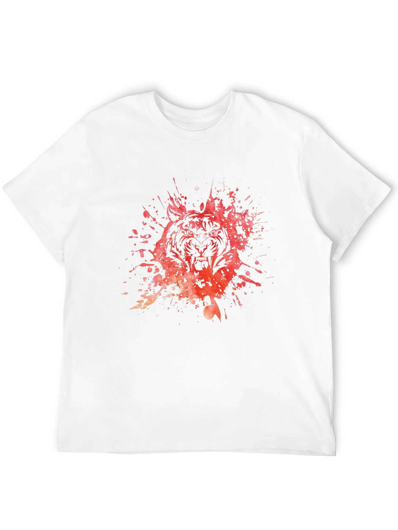 Tiger Splash Black T-Shirt