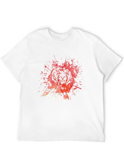 Tiger Splash Black T-Shirt
