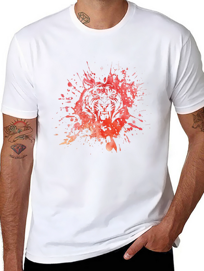 Tiger Splash Black T-Shirt