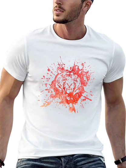 Tiger Splash Black T-Shirt