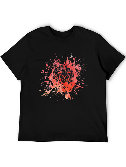 Tiger Splash Black T-Shirt