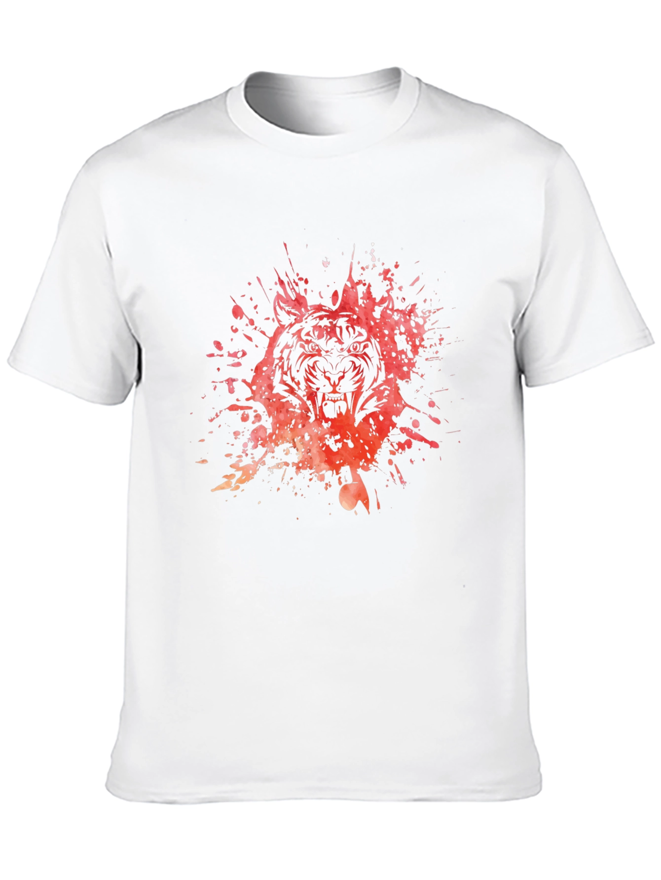 Tiger Splash Black T-Shirt