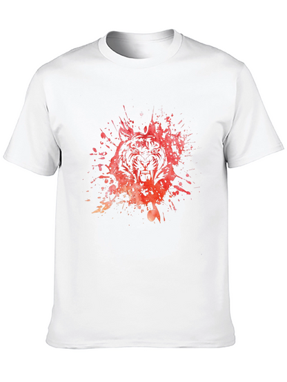Tiger Splash Black T-Shirt