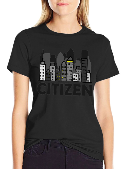 Citizen Cityscape Graphic T-Shirt - Urban Style