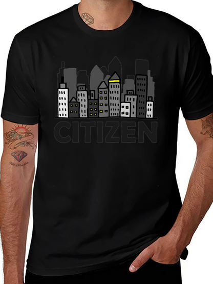 Citizen Cityscape Graphic T-Shirt - Urban Style