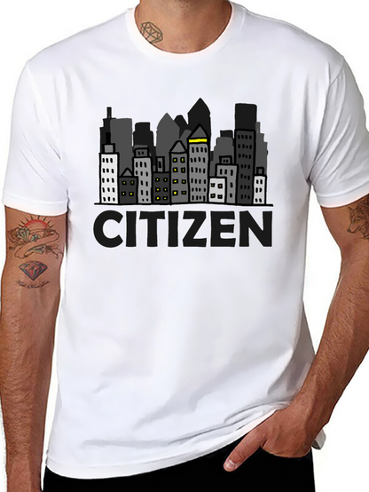 Citizen Cityscape Graphic T-Shirt - Urban Style