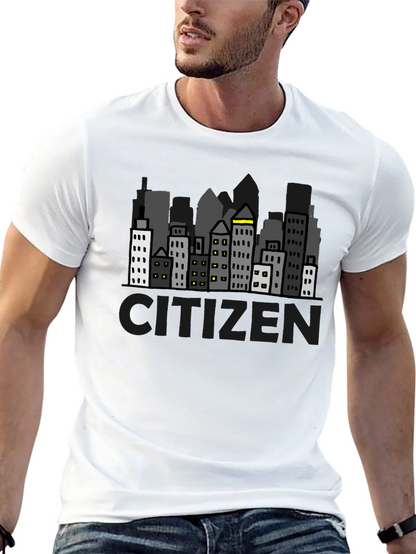 Citizen Cityscape Graphic T-Shirt - Urban Style