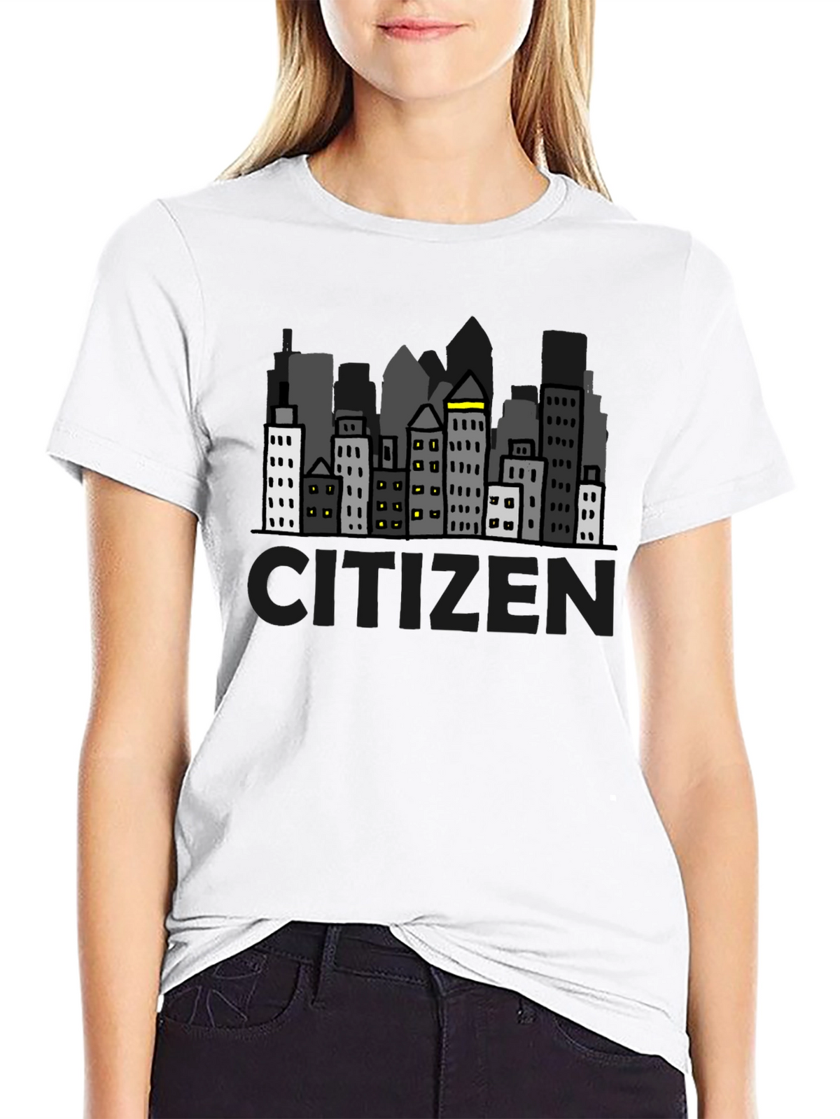 Citizen Cityscape Graphic T-Shirt - Urban Style