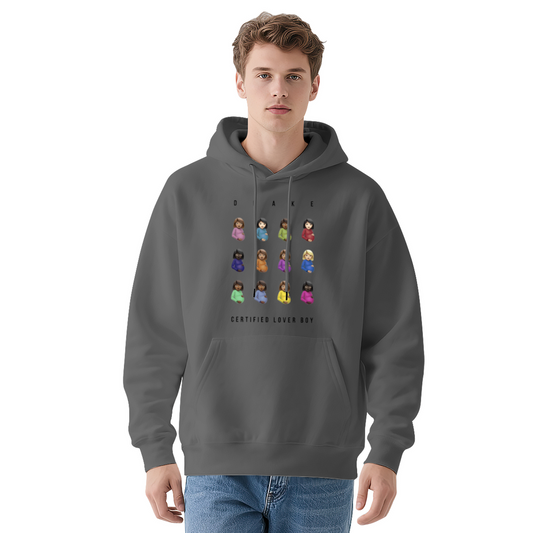 Certified Lover Boy Album Cozy Grey Hoodie, Unisex Rap Fan Top