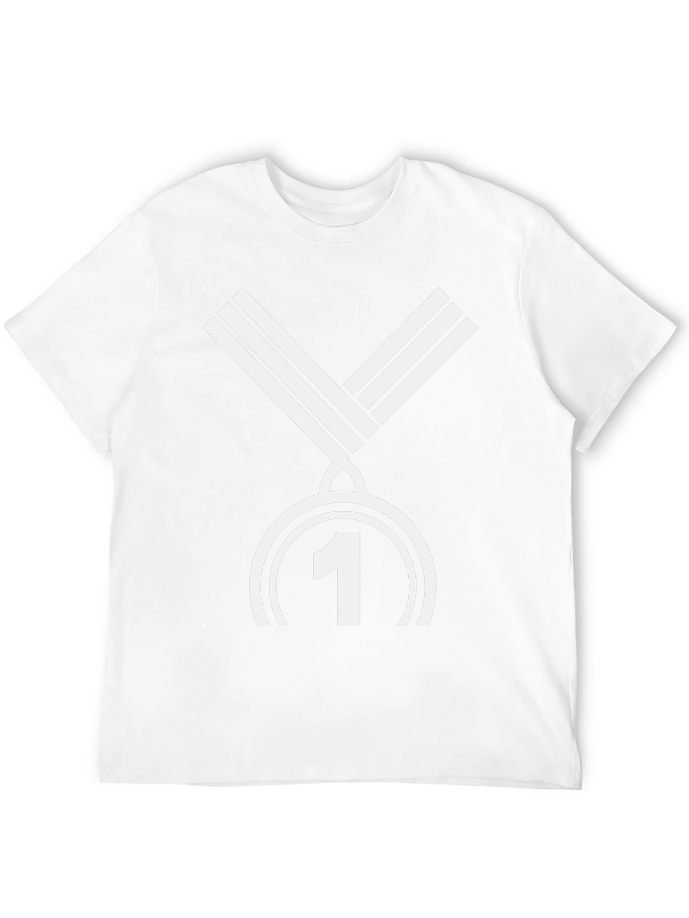 Winner Tee - Number One Medal Black T-Shirt
