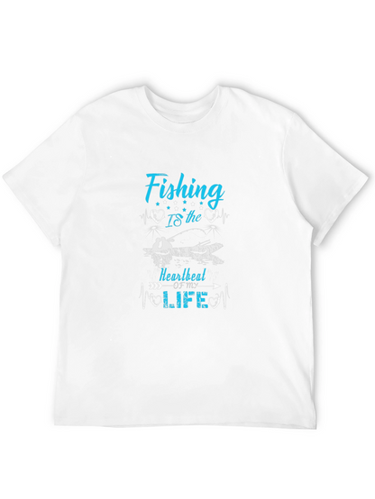 Fishing Heartbeat T-Shirt - Anglers Passion