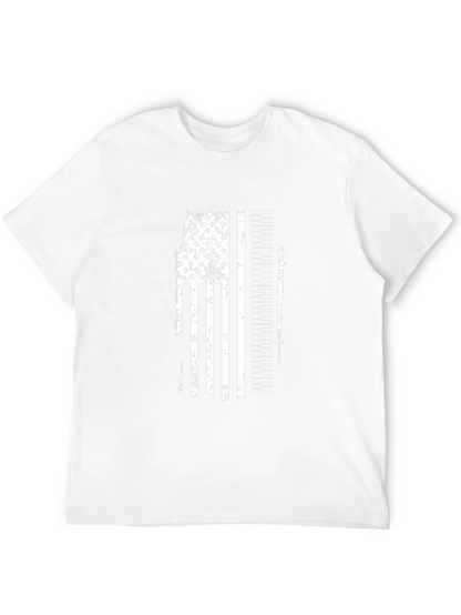 Piano American Flag Graphic Tee